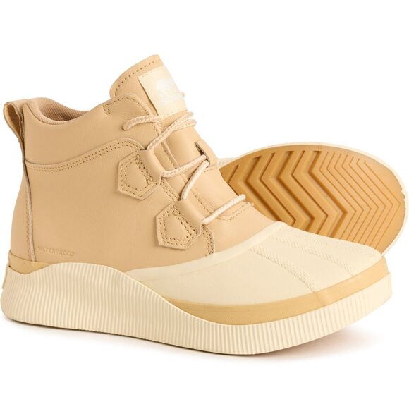 NEW Sorel Out N About IV Classic Duck Boots Waterproof Leather For Women 825 5s3 - Picture 2 of 12